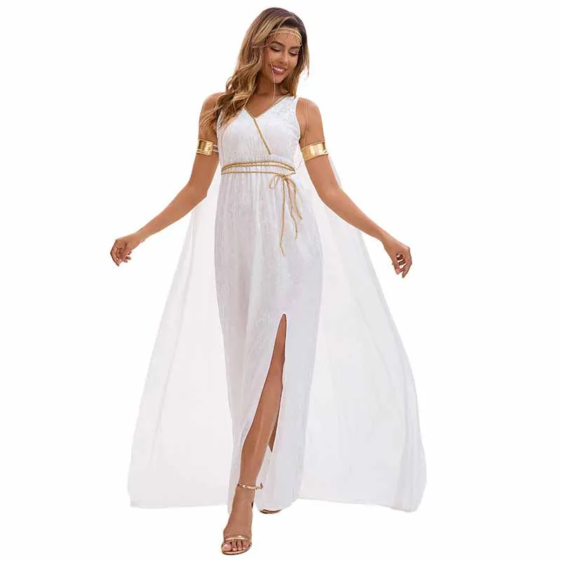 Greek Mythology Goddess White Halloween Costume sold by GTHIC product image thumbnail 4
