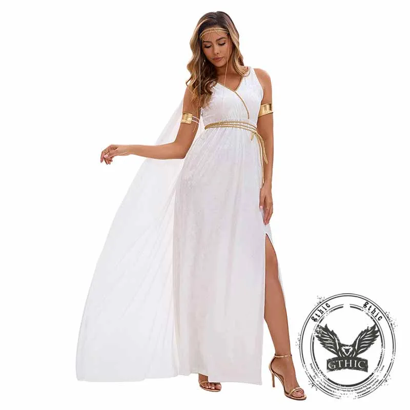 Greek Mythology Goddess White Halloween Costume sold by GTHIC product image thumbnail 3