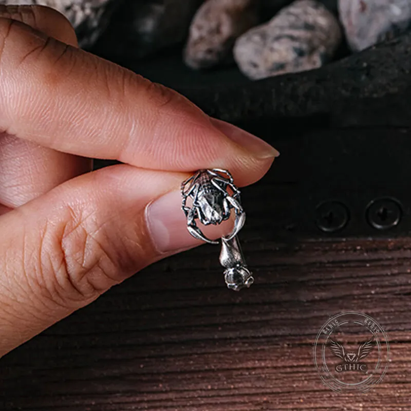 Vintage Scorpion Sterling Silver Animal Open Ring sold by GTHIC product image thumbnail 3