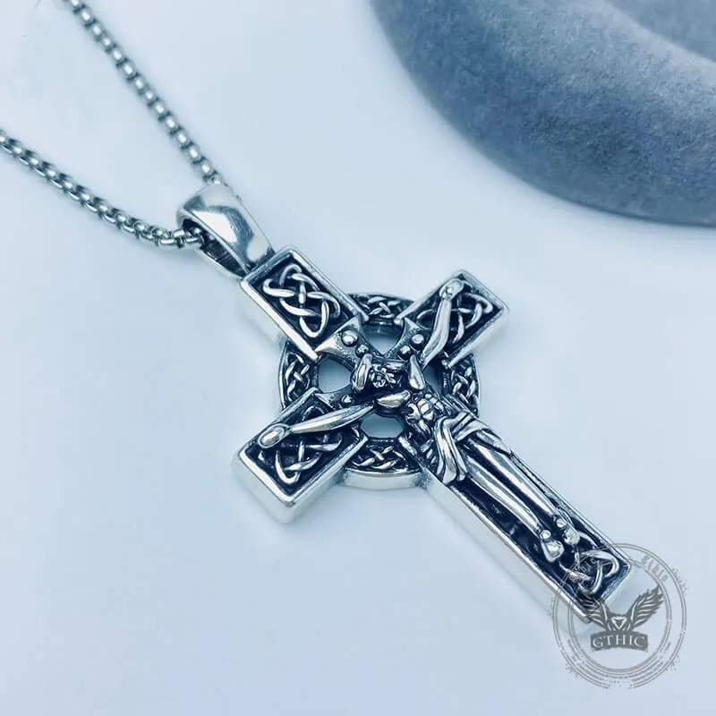 Viking Celtic Cross Copper Crucifixion Pendant sold by GTHIC product image thumbnail 3