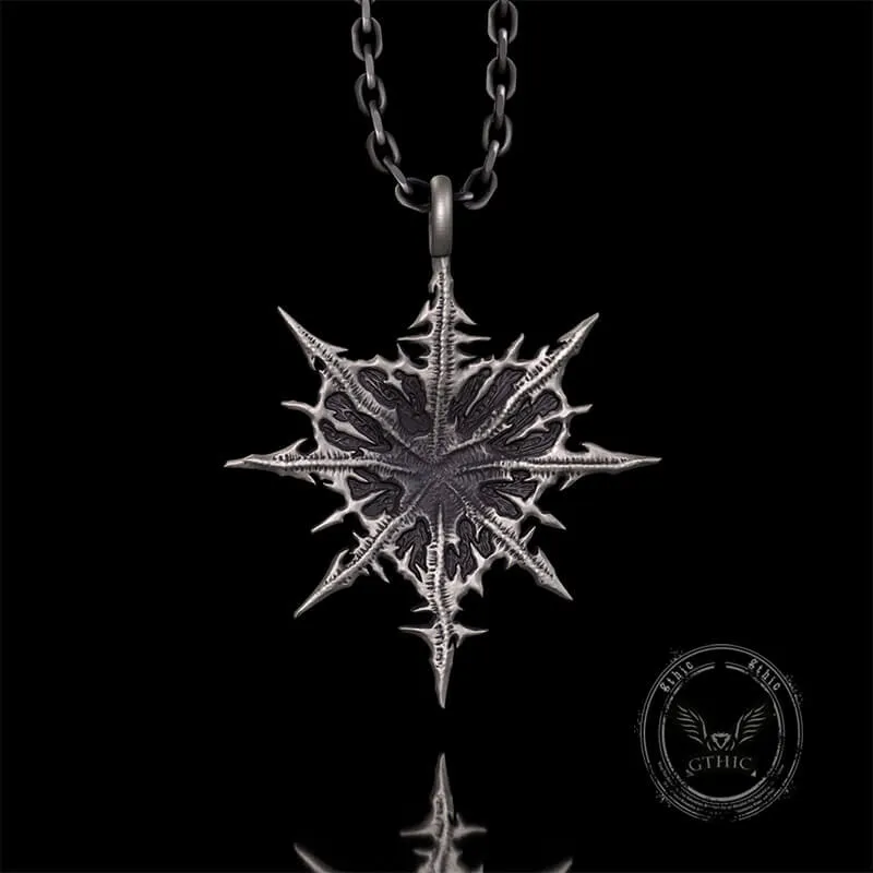 Gothic Heart of Thorns Demon Eye Sterling Silver Pendant sold by GTHIC product image thumbnail 5