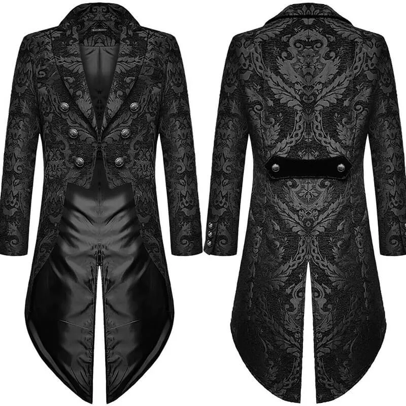 Punk Goth Halloween Brocade Tuxedo Costume sold by GTHIC
