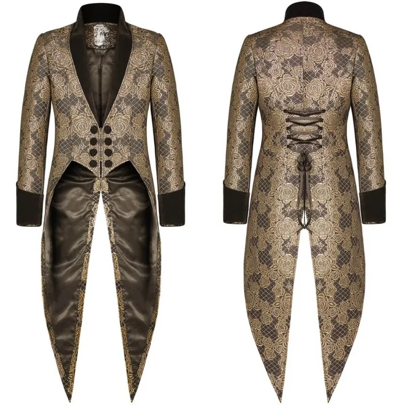 Medieval Gothic Jacquard Waisted Tuxedo Costume sold by GTHIC