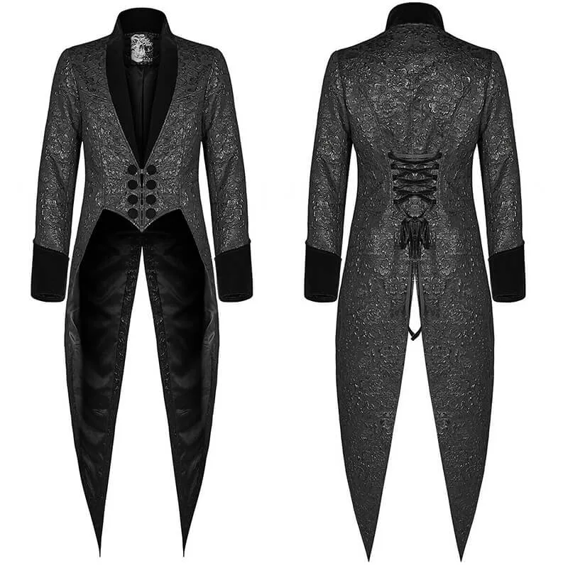 Medieval Gothic Jacquard Waisted Tuxedo Costume sold by GTHIC product image thumbnail 4