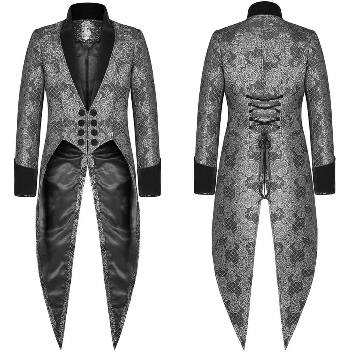 Medieval Gothic Jacquard Waisted Tuxedo Costume sold by GTHIC product image thumbnail 5