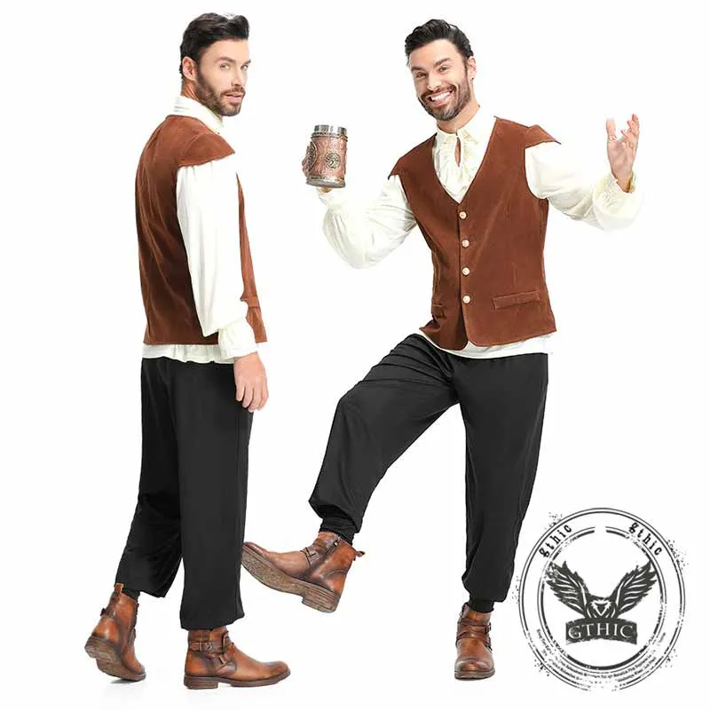 Medieval Pirate Knight Cosplay Halloween Costume sold by GTHIC