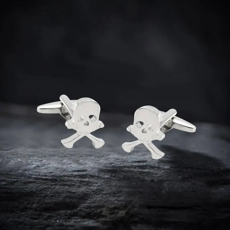 Skull Bones Halloween Gothic Copper Cufflinks sold by GTHIC
