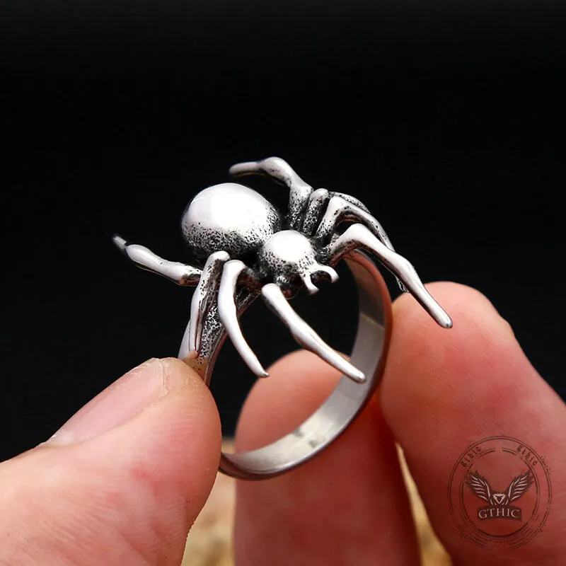 Punk Spider Stainless Steel Animal Ring sold by GTHIC product image thumbnail 3