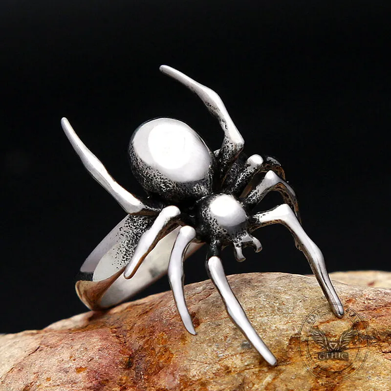 Punk Spider Stainless Steel Animal Ring sold by GTHIC product image thumbnail 5