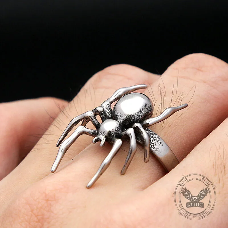 Punk Spider Stainless Steel Animal Ring sold by GTHIC product image thumbnail 2
