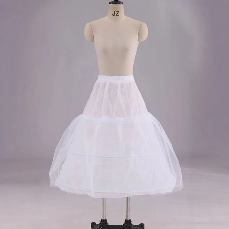 White Fishbone A-Line Wedding Dress Petticoat sold by GTHIC