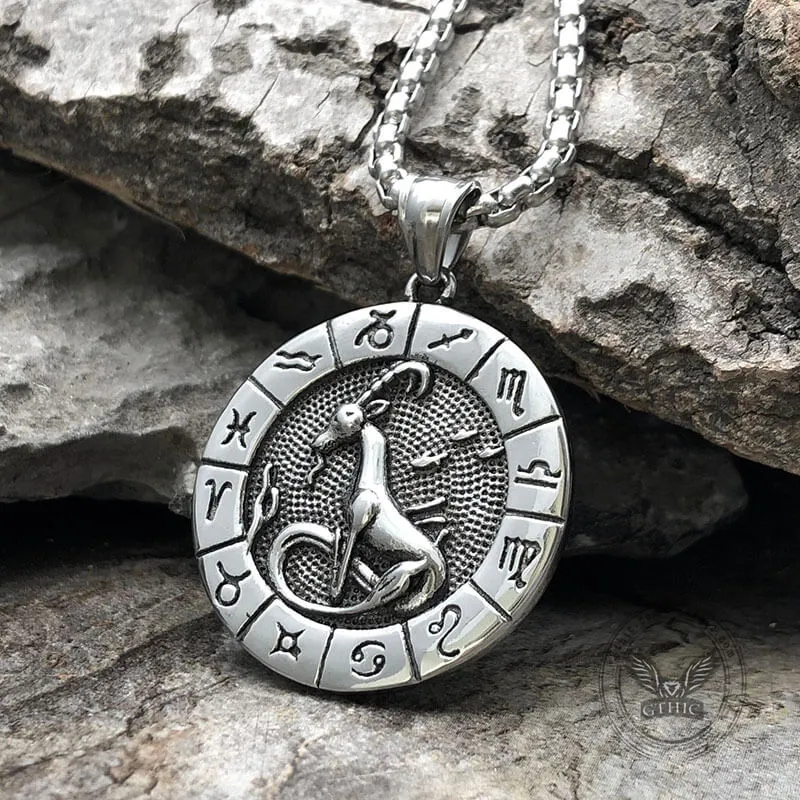 Capricorn Stainless Steel Pendant sold by GTHIC product image thumbnail 3