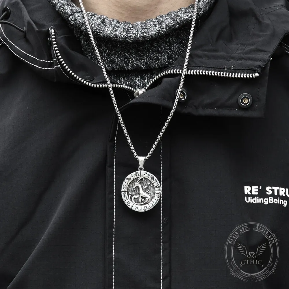 Capricorn Stainless Steel Pendant sold by GTHIC product image thumbnail 2