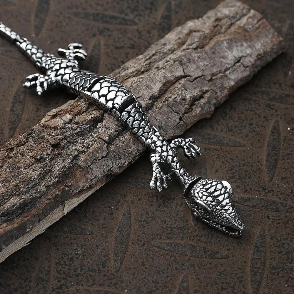 Lizard Stainless Steel Animal Bracelet sold by GTHIC