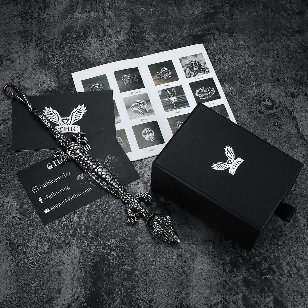 Lizard Stainless Steel Animal Bracelet sold by GTHIC product image thumbnail 5