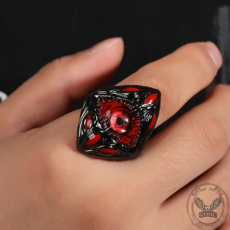 Gothic Alien Eye Brass Ring sold by GTHIC
