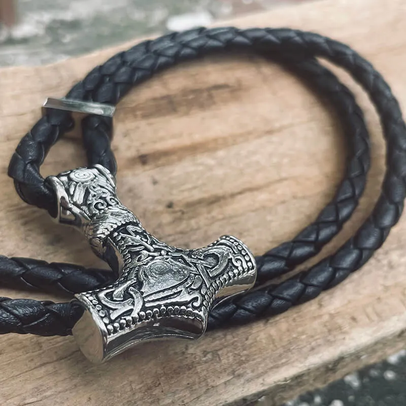 Thor's Hammer Viking Stainless Steel Bracelet sold by GTHIC