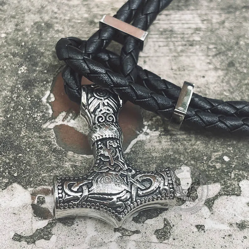 Thor's Hammer Viking Stainless Steel Bracelet sold by GTHIC product image thumbnail 3