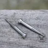 Silver Color Ear Stretching Taper Piercing Earrings sold by GTHIC
