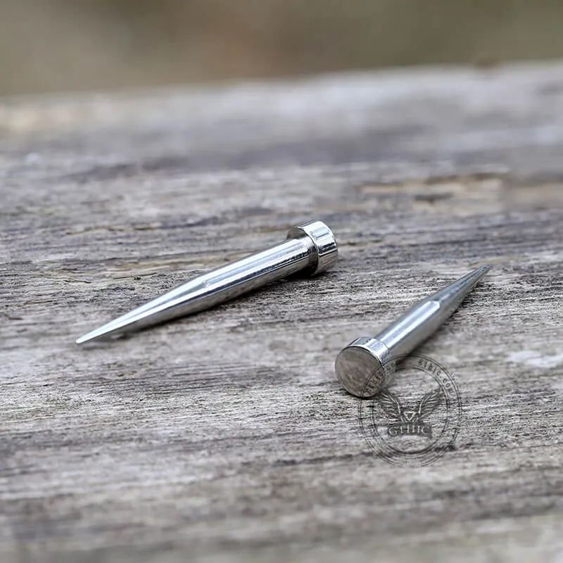 Silver Color Ear Stretching Taper Piercing Earrings sold by GTHIC product image thumbnail 5