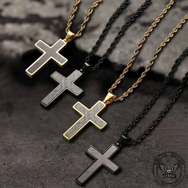 Simple Cross Stainless Steel Christian Pendant sold by GTHIC product image thumbnail 2