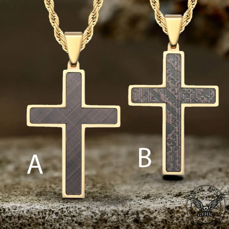 Simple Cross Stainless Steel Christian Pendant sold by GTHIC product image thumbnail 4