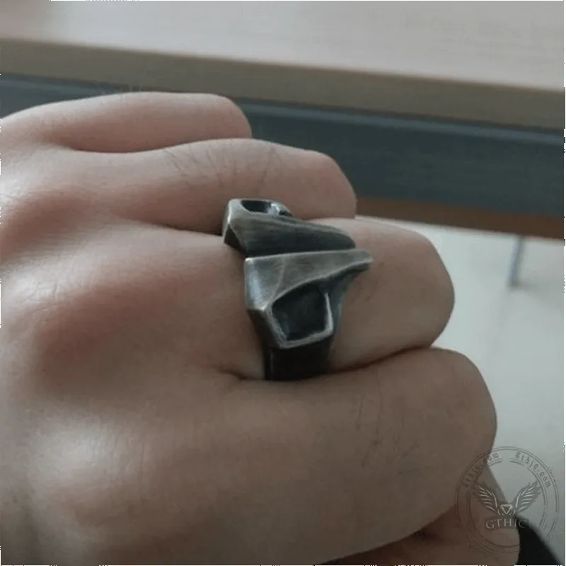 Sheep Head Sterling Silver Mythology Ring sold by GTHIC product image thumbnail 2