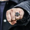 Vintage Masonic Symbol Stainless Steel Ring sold by GTHIC