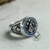 Vintage Masonic Symbol Stainless Steel Ring sold by GTHIC