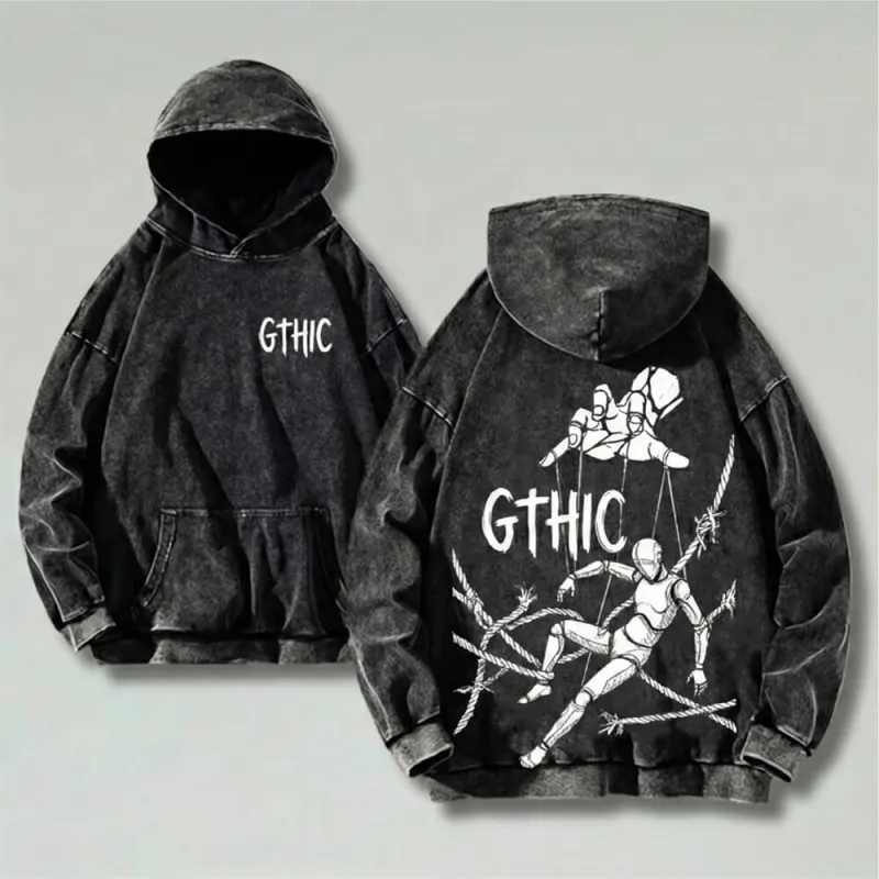 Gothic Puppet Master Vintage Washed Hoodie sold by GTHIC