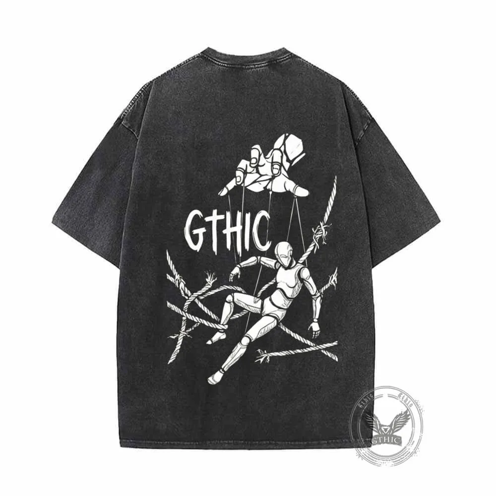 Gothic Puppet Master Vintage Washed T-shirt sold by GTHIC product image thumbnail 5