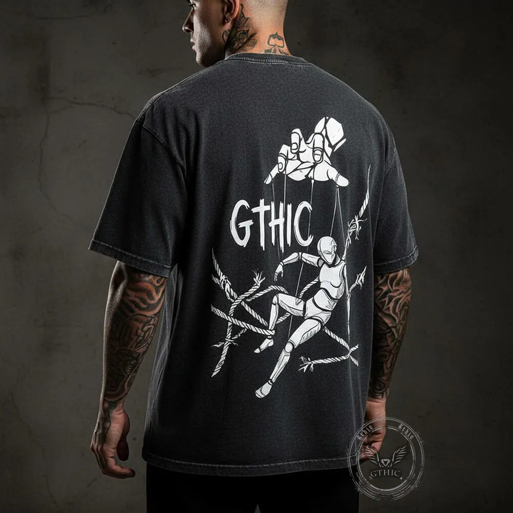 Gothic Puppet Master Vintage Washed T-shirt sold by GTHIC product image thumbnail 2