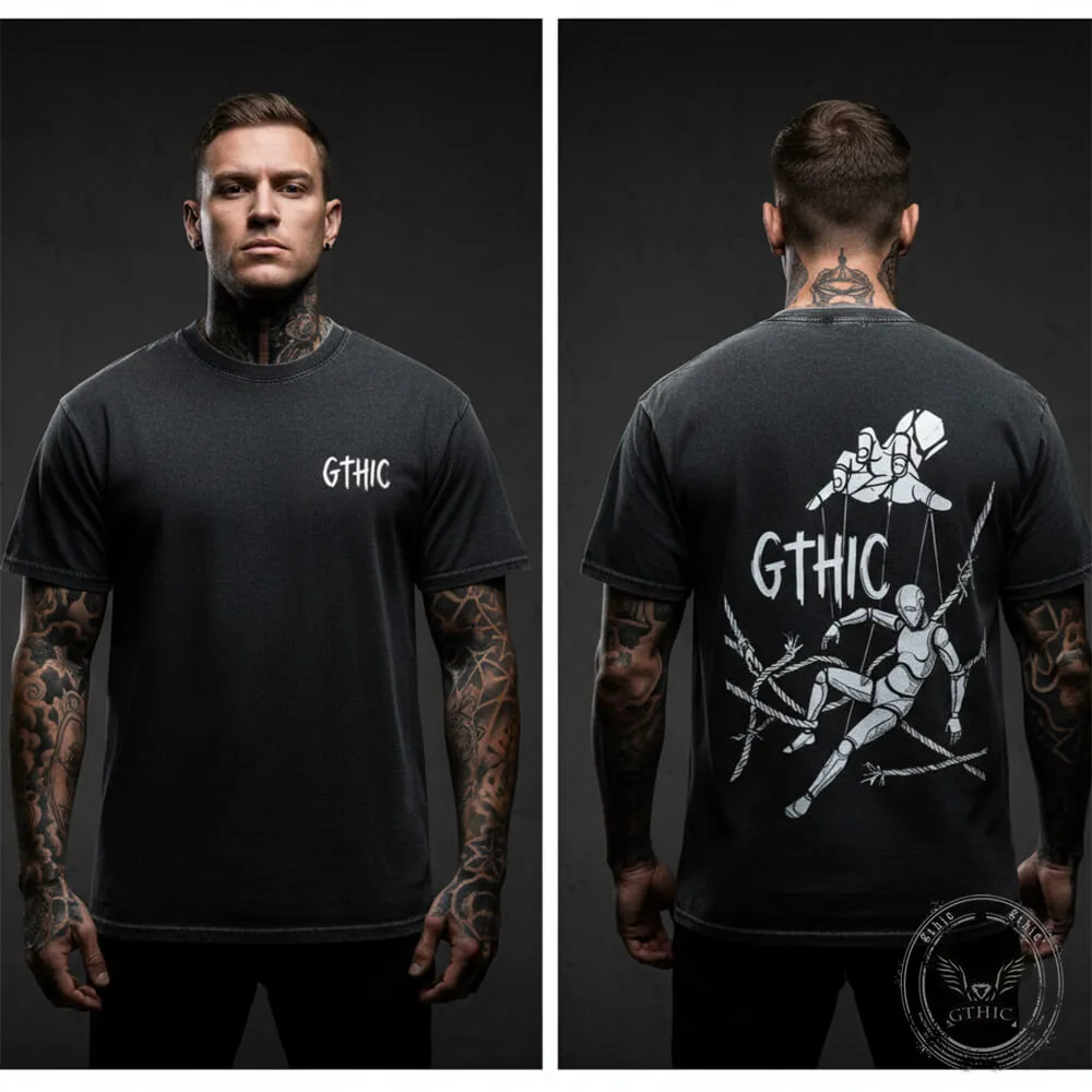 Gothic Puppet Master Vintage Washed T-shirt sold by GTHIC product image thumbnail 4