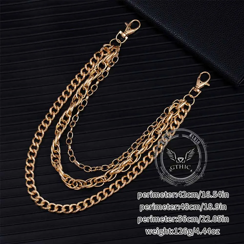 Hip Hop Multi-Layer Chain Alloy Pants Chain sold by GTHIC product image thumbnail 5