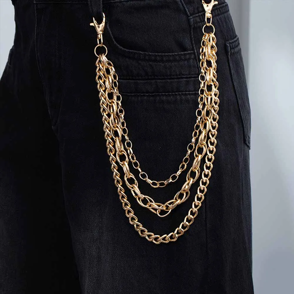 Hip Hop Multi-Layer Chain Alloy Pants Chain sold by GTHIC product image thumbnail 2