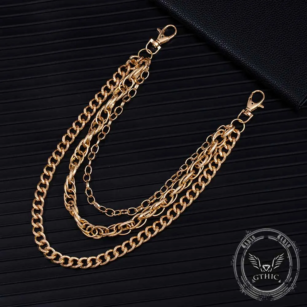 Hip Hop Multi-Layer Chain Alloy Pants Chain sold by GTHIC product image thumbnail 4