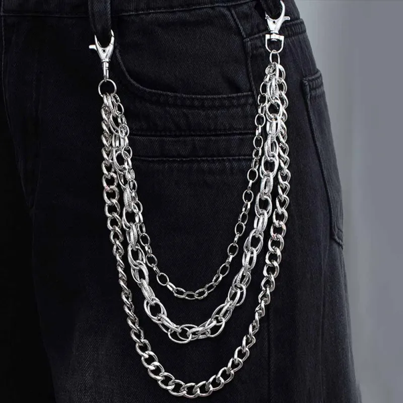Hip Hop Multi-Layer Chain Alloy Pants Chain made by GTHIC