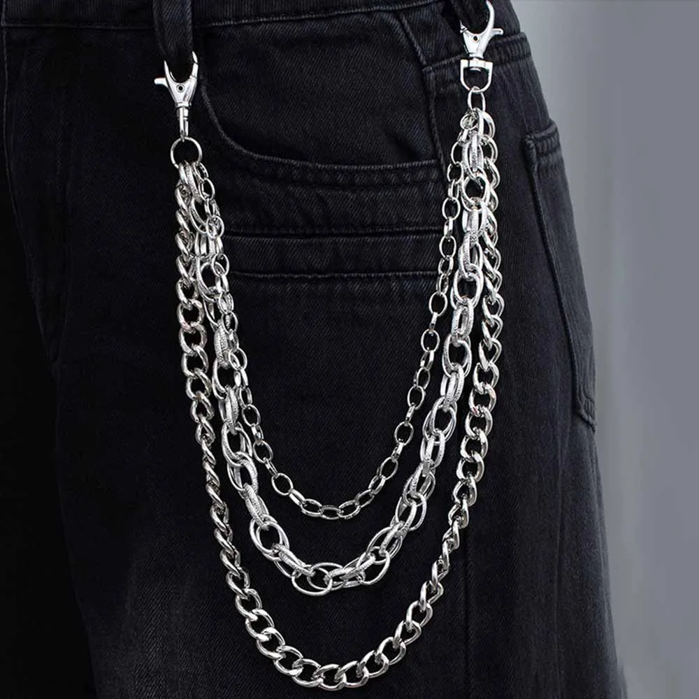 Hip Hop Multi-Layer Chain Alloy Pants Chain sold by GTHIC