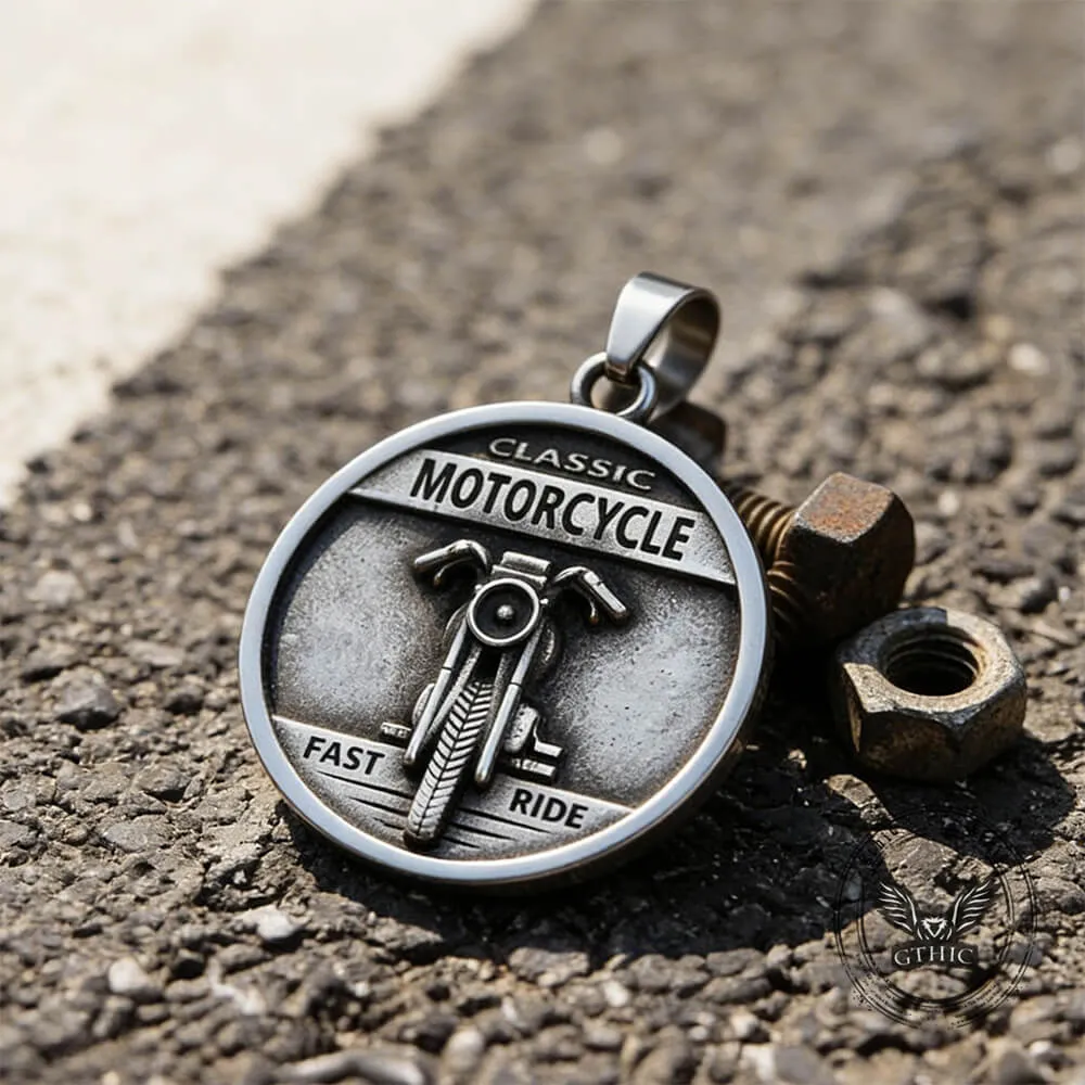 Classic Letter Motorcycle Stainless Steel Biker Pendant sold by GTHIC product image thumbnail 5