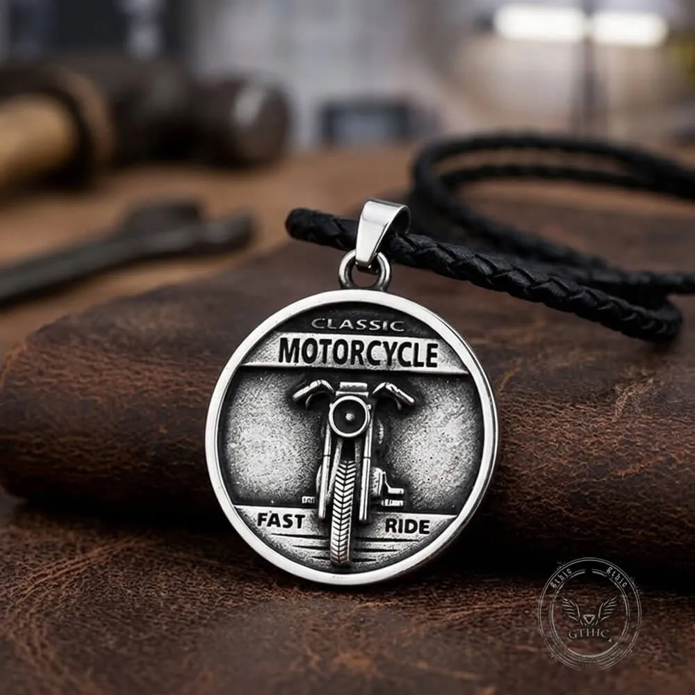 Classic Letter Motorcycle Stainless Steel Biker Pendant sold by GTHIC product image thumbnail 3
