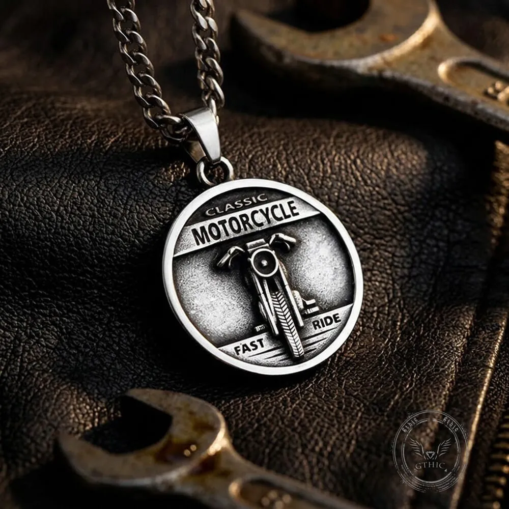 Classic Letter Motorcycle Stainless Steel Biker Pendant sold by GTHIC product image thumbnail 4