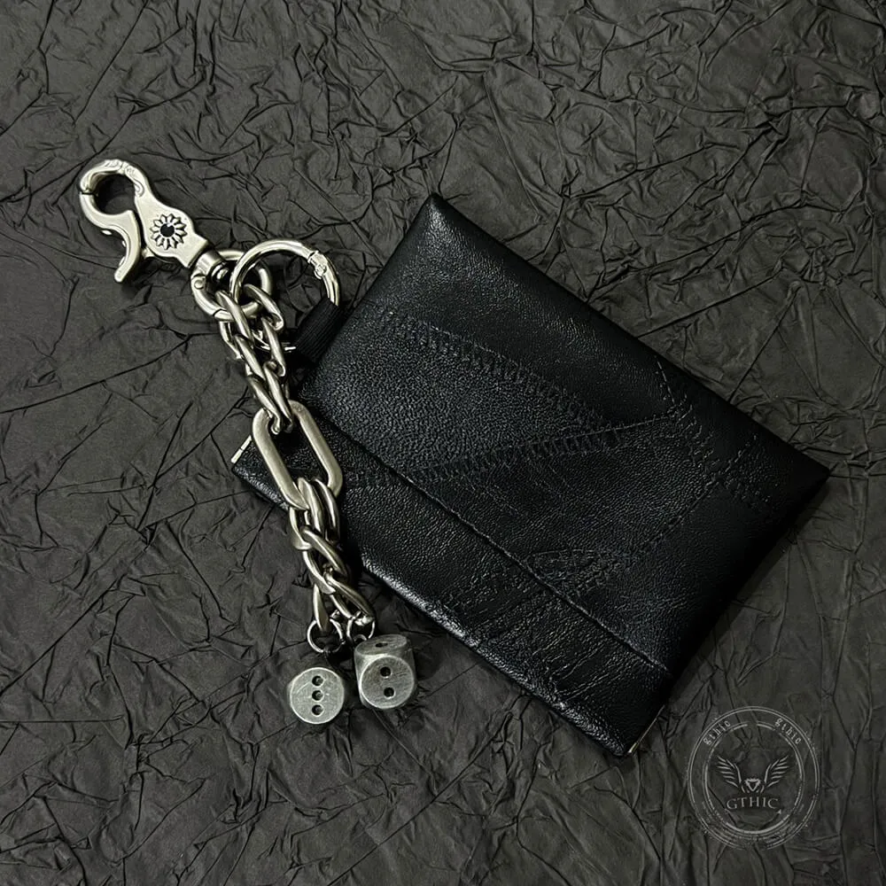 Vintage Dice Gem Feather PU Leather Waist Wallet sold by GTHIC product image thumbnail 4