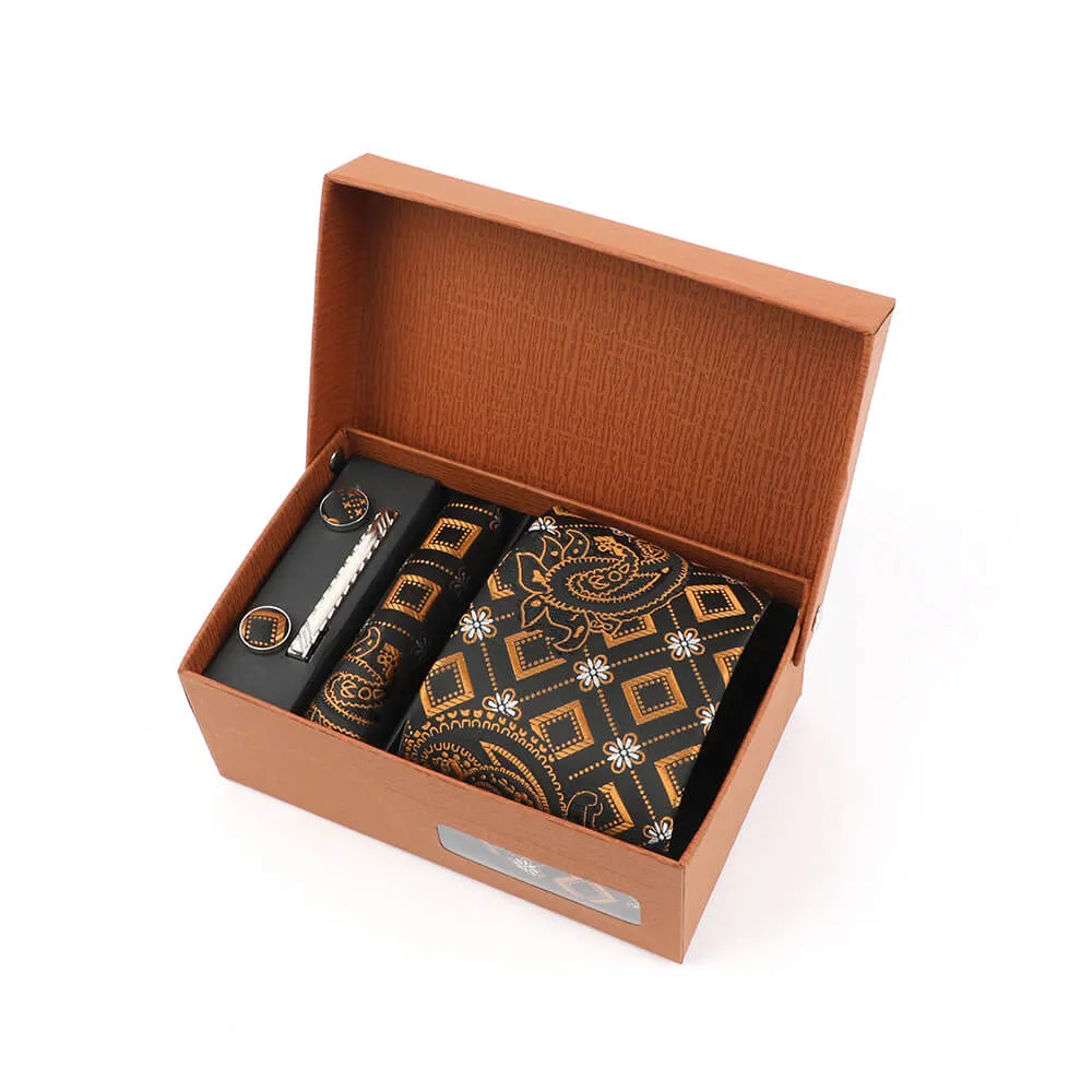Fashion Jacquard Men's Multicolor Print Tie Gift Box sold by GTHIC product image thumbnail 4