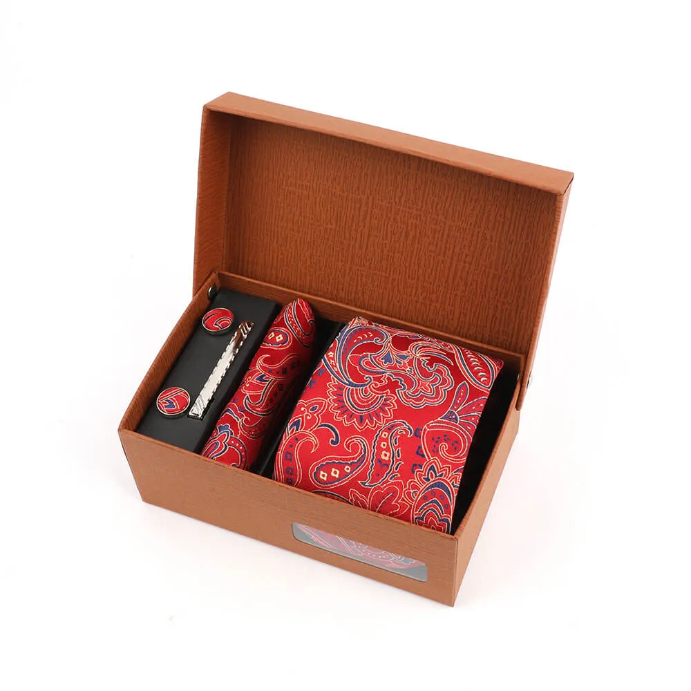 Fashion Jacquard Men's Multicolor Print Tie Gift Box sold by GTHIC