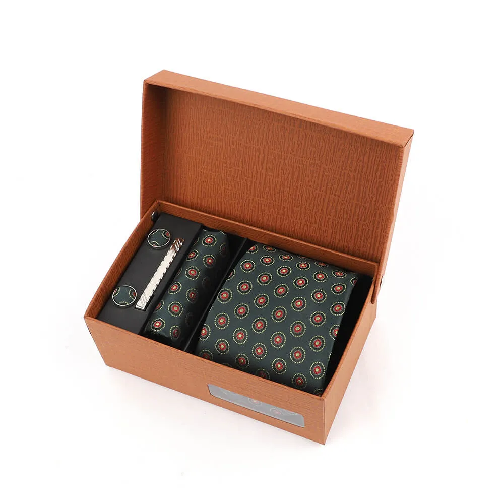 Fashion Jacquard Men's Polka Dot Print Tie Gift Box sold by GTHIC