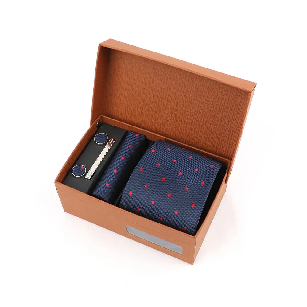 Fashion Jacquard Men's Polka Dot Print Tie Gift Box sold by GTHIC product image thumbnail 5