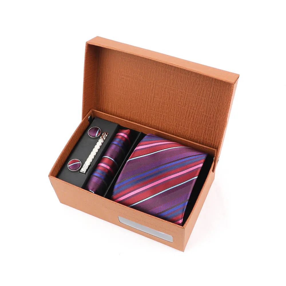 Fashion Jacquard Men's Striped Tie Gift Box sold by GTHIC product image thumbnail 5