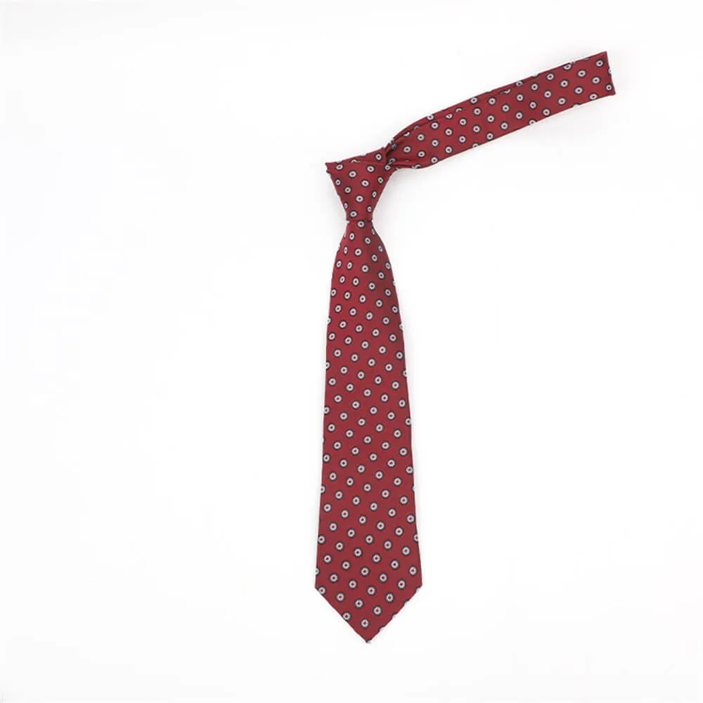 Simple Floral Polka Dot Print Polyester Tie sold by GTHIC product image thumbnail 4