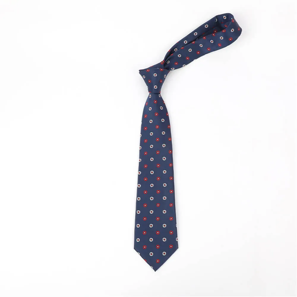 Simple Floral Polka Dot Print Polyester Tie sold by GTHIC product image thumbnail 2
