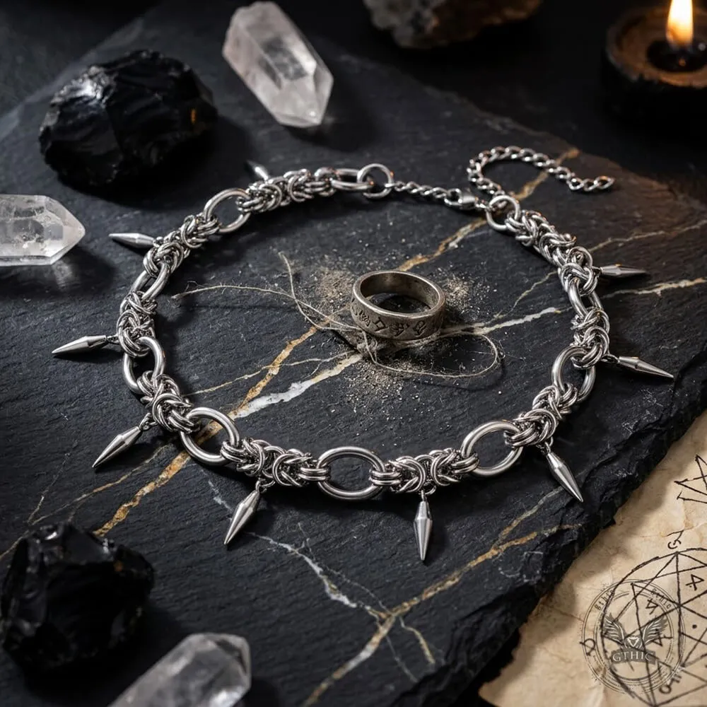 Hip Hop Cuban Stainless Steel Clavicle Necklace sold by GTHIC product image thumbnail 3